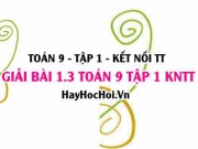 Giải 1.3 Toán 9 tập 1 SGK Kết nối tri thức